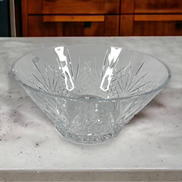 J.G. DURAND Coupe Villemont 9 3/4" Large Crystal Salad Serving Bowl France EUC - Picture 16 of 16